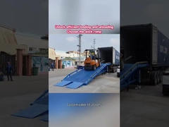 10000kg Mobile Dock Ramp Loading Portable Unloading Dock Non Slip