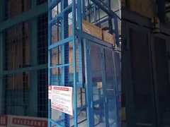 8m 500kg-2000kg Hydraulic Guide Rail Lift Machine Configuration