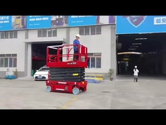 4-6m Self-Propelled Scissor Lift Case Introduction  could have rated load capacity of 0.3-1.5t
