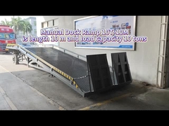 Customized Grey 15T-12M Large Load Capacity Hydraulic Dock Ramp For Factory Warehouse